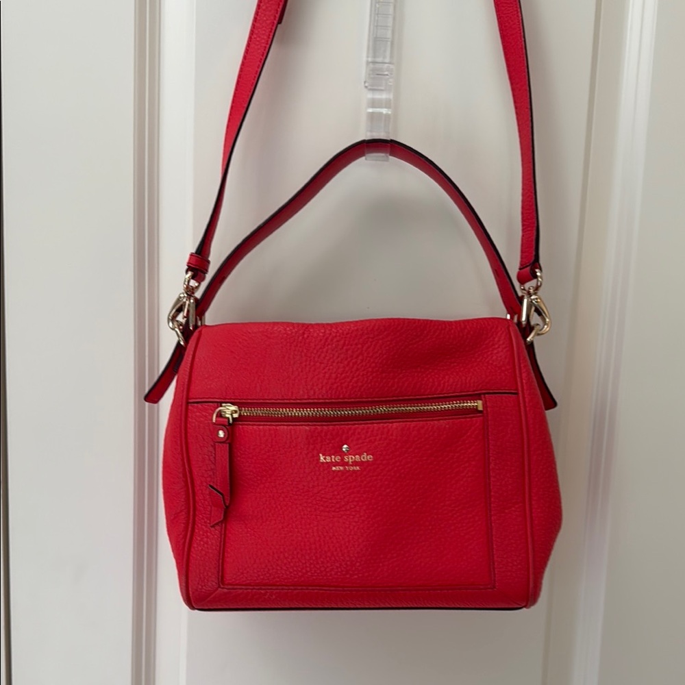 Kate Spade bright coral Crossbody bag